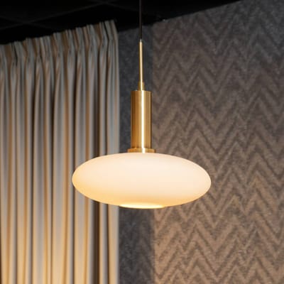 Lucide SINGALA - Hanglamp - Ø 30 cm - 1xE27 - Mat Goud / Messing