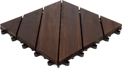 Houten vlonder tegels - Houten terrastegels - 9 stuks - Acacia tegel - Trondheim - 30x30cm - Per 0,81 m²