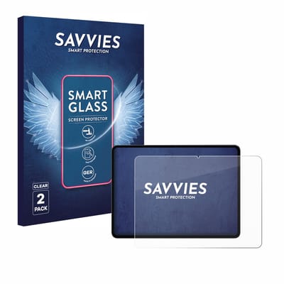 2 Stuks Savvies Screenprotector - geschikt voor OnePlus Pad 3 - beschermfolie glas transparant