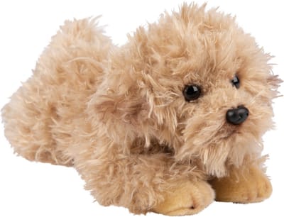 Suki Gifts Pluche knuffeldier - Labradoodle hond - 30 cm - honden huisdieren knuffel