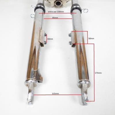 rsm voorvork voor peugeot bromfiets 50 103 sp ø26mm nieuw
