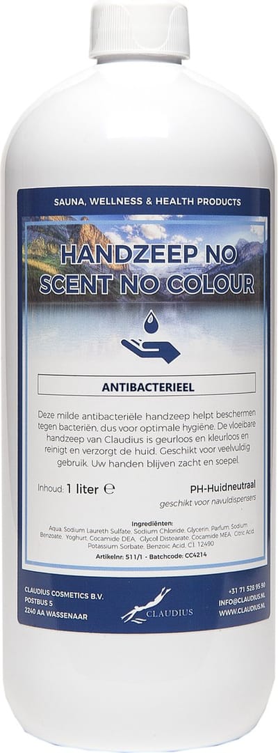 Handzeep No Scent, No Colour 1 liter