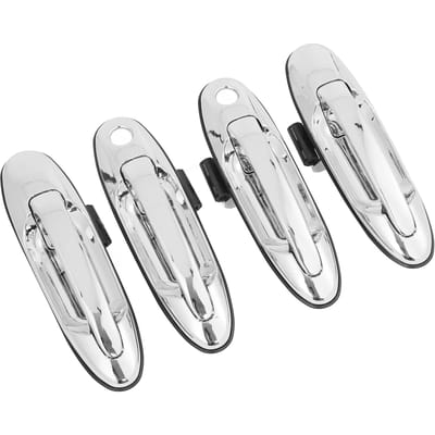 4 Pièces Poignées de Porte Extérieure de Voiture 69220‑60071 Argent Remplacement pour Land Cruiser Base 1998‑2007 white