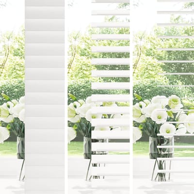 vidaXL - Venetiaanse - jaloezie - Wit - 40 - x - 130 - cm - 35 - mm