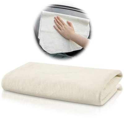 Allecto - Chamois Skin - Super Zacht, Hoog Absorptievermogen, Reusable, Ideaal voor Auto, Ramen en Meubels – 60x40 cm