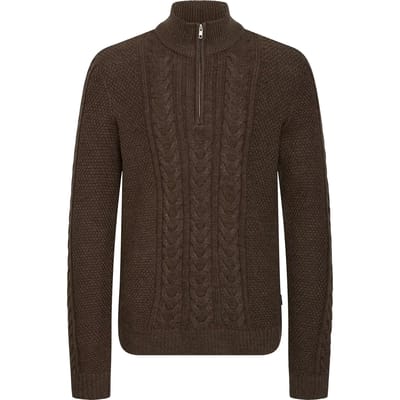 Blend - BHBASIM HALF ZIPP - Heren - Gebreide truien