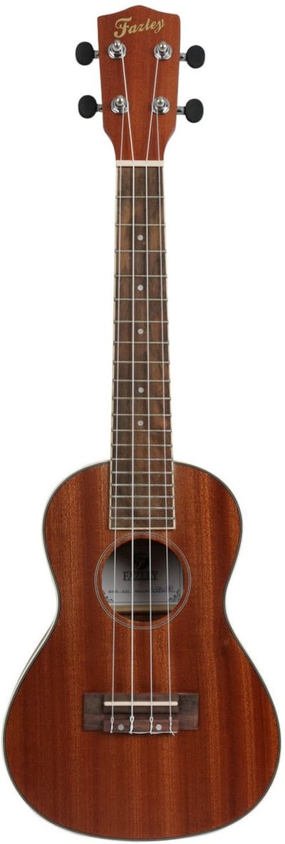 Concert Ukelele - Met gratis lessen - Fazley K23-W - Hout / Naturel