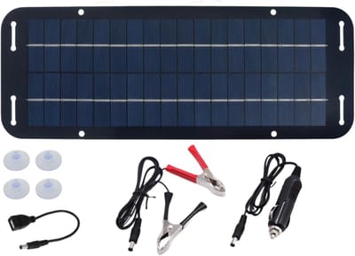 Zonnepaneel - Opvouwbaar Zonnepaneel - Zonnecellen Oplaadbatterij - 18V - IP65 - USB - Zonnepanelen Voor Buiten - Geschikt voor Auto's, Campers, Aanhangers, Tractoren, Motorfietsen, Sneeuwscooters en Boten