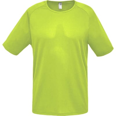 SOLS Heren Sportief T-Shirt met korte mouwen Performance (Appelgroen)