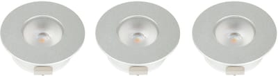 LETT® Mini Inbouw LED Spotjes - met Dimmer - Set van 3 x 1,5W