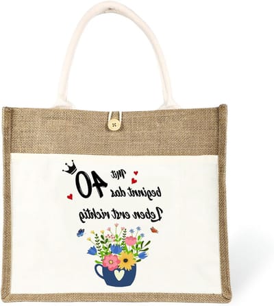 Jutetas - Stoffen tas Katoenen tas - Boodschappen doen - Om zelf te beschilderen - Opvouwbaar - Natuurlijk