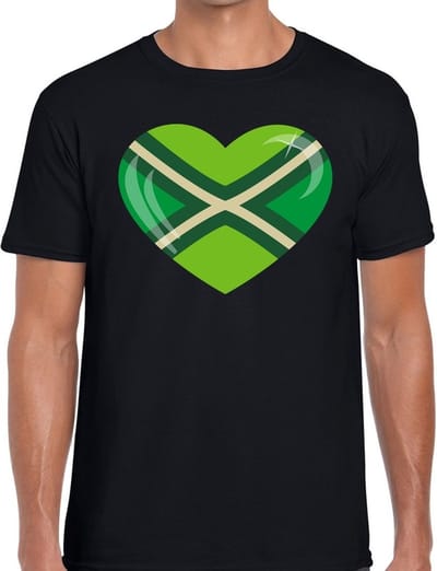 I love Achterhoek t-shirt zwart voor heren - Festival kleding S