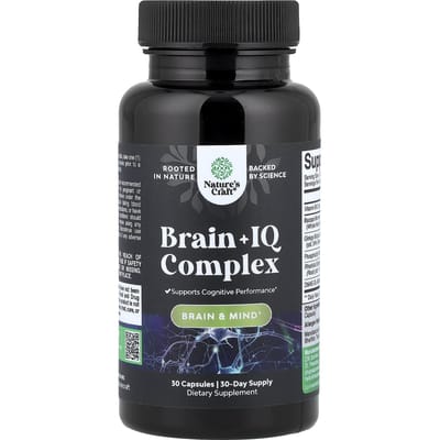 Nature's Craft, Brain + IQ Complex, 30 capsules