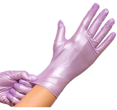 Comforties Soft nitril Glamour Lila Handschoen 100 stuks Maat: S Comforties - Roze - Nitril handschoen voor tatoeage / tattoo / piercing PMU enzv