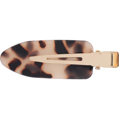 Haarklip Dames Meisje Pony Haar Decoratie Geen Kreuk Eendenbek Haarklemmen Accessoire Luipaardprint black