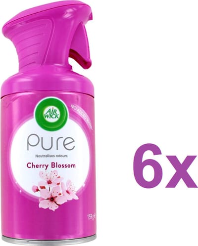 Air Wick Luchtverfrisser Spray - Pure Aziatische Kersenbloesem 250 ml x6