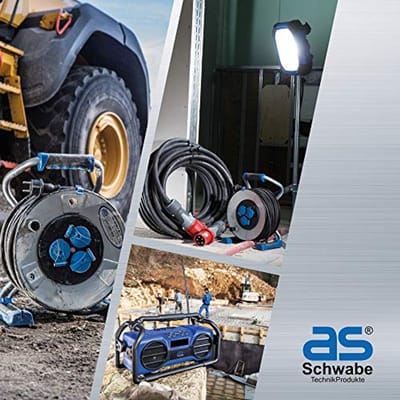 Starkstormverlenger 400 V / 32 A CEE-Stekker en CEE-Kupplung - 10 m 5-polige Verlängerungsleitung met Beschermkap - IP44