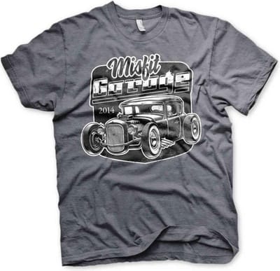 Misfit Garage Heren Tshirt -M- Rod Grijs