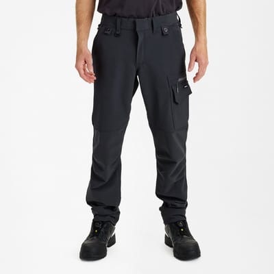 Engel Entire monteursbroek met 4-weg stretch 2336-234 - Anthracite Grey / Black - 42