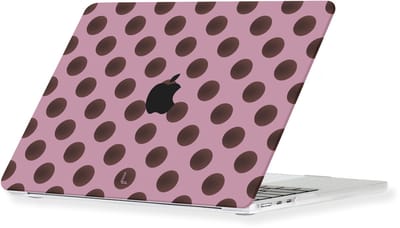 Lunso Geschikt voor MacBook Air 13 inch (2022-2026) cover hoes - case - Summer Blush