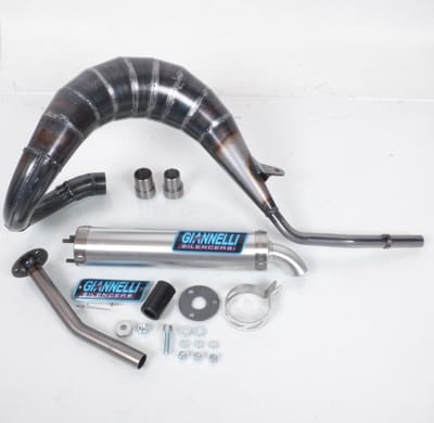 giannelli uitlaatdemper voor beta 50 rr enduro motorfiets 2003 tot 2004 34616hf / 34617hf c nieuw