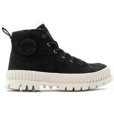 Palladium - PALLASHOCK ZIP WARM - Hoge sneakersVeterbootsDames veterschoenenDames sneakersHalf-hoge schoenen - Kleur: Zwart - Maat: 41