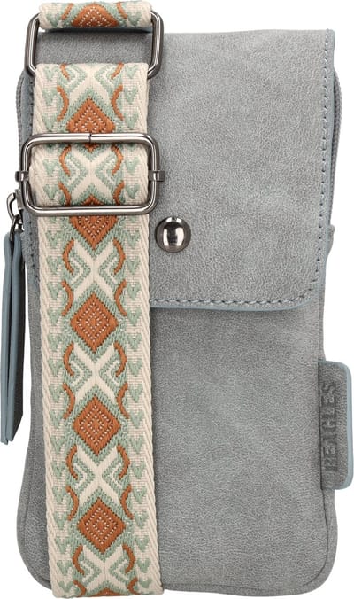 Beagles Malaga Crossbody Telefoontasje met Trendy Schouderband - Lichtblauw