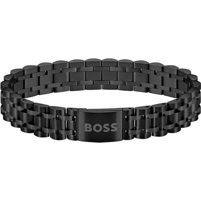 BOSS HBJ1580646 OWAN Heren Armband - Schakelarmband