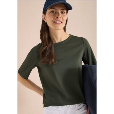 Basic Shirt met boothals