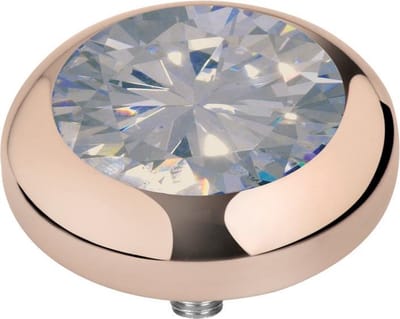 Melano Vivid Basic CZ Steentje Moonstone | Rosé