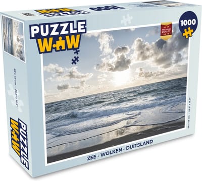 Puzzel Zee - Wolken - Duitsland - Legpuzzel - Puzzel 1000 stukjes volwassenen