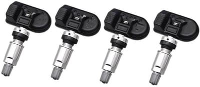 Bandenspanningssensoren - TPMS sensoren - Veilig Rijden - Programmeerbaar met telefoon - 4 stuks - Zwart Rood