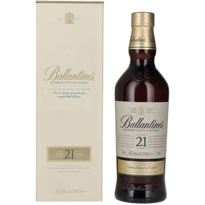 Ballantine's Whisky Ballantine's 21 Years Old Blended Scotch Whisky 40% Vol. 0,7l in geschenkverpakking