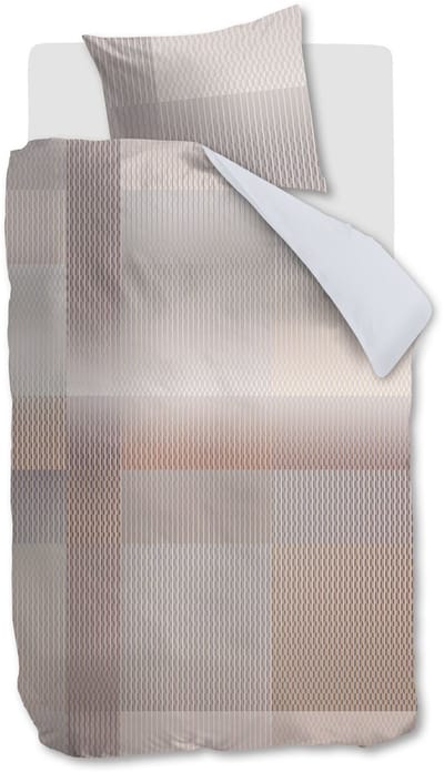 Kardol Digital Weave dekbedovertrek - Eenpersoons - 140 x 200/220 cm - Grijs Groen