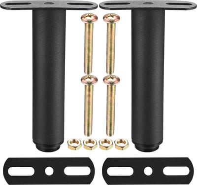 Bedpoten, 2 stuks zwaar belastbare centrale frame lamellenondersteuning voor kast sofa bed frame vervangingsonderdelen 7-11 (18-33cm)