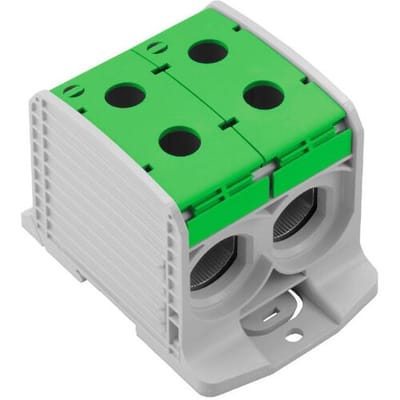 Weidmüller 2502920000 Doorgangsklem 82.60 mm Schroeven Grijs, Groen 1 stuk(s)