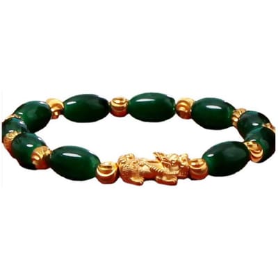 Gelukkige vrouwen Jade Bixie armband 3D PiYao armband groen