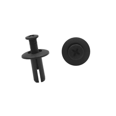 Dailygoody - Auto Paneel Klinknagels - Spatbord Clips - Stevige Kunststof - Zwart - Universele Clips - Voor Diverse Auto-onderdelen