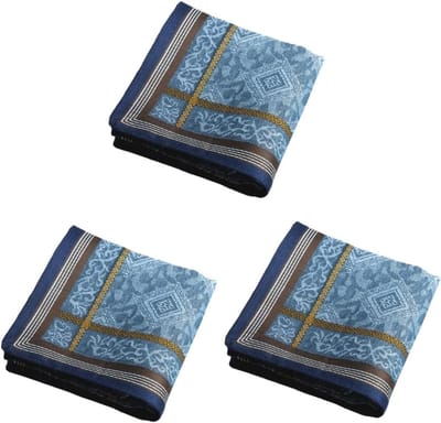 Zakdoeken Heren - Herensjaaltjes Katoen - Dagelijks Gebruik - Zacht en Absorberend - 43 x 43 cm - Willekeurige Kleuren