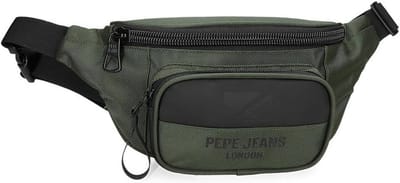 Pepe Jeans Bromley heren schoudertas - stijlvol en functioneel in donkergroen of zwart