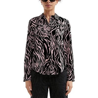 s.Oliver Blusen Black Maat: 36 | Longsleeves Outlet | Dames | Roze