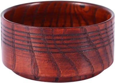 Natuurlijke Houten Scheerkom voor Mannen - Ronde Zeepbowl voor Scheerfoam, Reinigen en Klassiek Gebruik