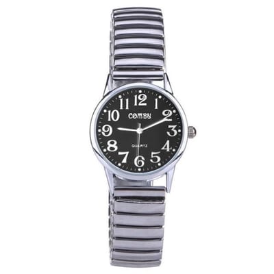 Fako - Horloge - Rekband - Comby Classic - 28mm - Zwart