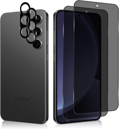 Privacy Screen Protector en Camera Beschermfolie voor Samsung Galaxy S25+ 5G - 9H Gehard Glas, Krasbestendig en Anti-Spionage Film voor Optimale Bescherming