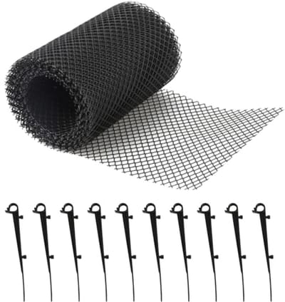 Dakgootbescherming met Bladbescherming - 8 m x 18 cm - Eenvoudige Installatie en Duurzaam Materiaal