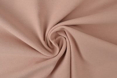 50 meter molton stof - Dusty roze - 100% katoen - Molton stof op rol