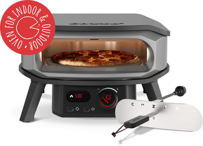 Cozze® Premium Rotate Elektrische Pizza oven 13” - Roterende Pizzasteen - Tot 450°C - Voor Pizza’s tot 34 cm - Elektrische Pizza Oven 230V