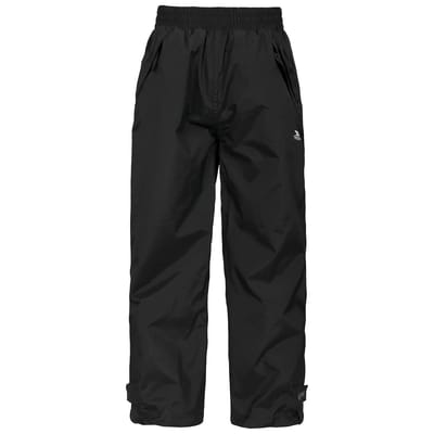 Trespass Childrens/Kids Echo Waterproof Trousers (Black)