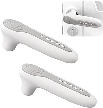 Siliconen Deurknop Covers - 2 Stuks - Antistatische Bescherming voor Vlakke Deurhandgrepen