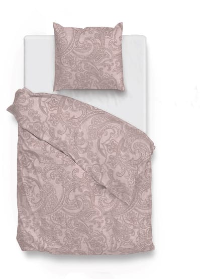 Zohome Dekbedovertrek Paisley-di-Lino - Abstract Bedlinnen - 140x220 - Beige - Dekbedhoes van 100% Katoen